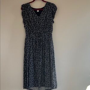 GAP Women's Navy Floral Dress Size Medium New
